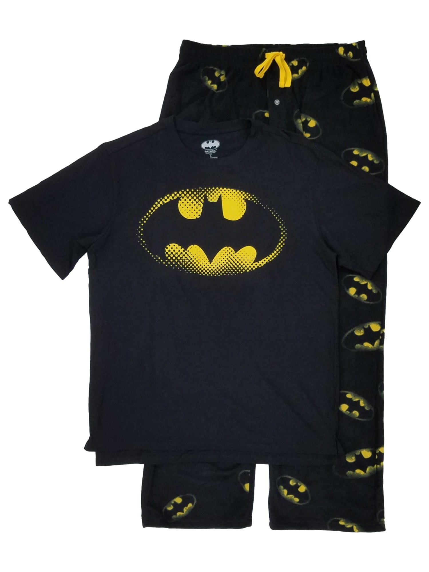 Batman - Brandclub - Batman Mens 2-Piece T-Shirt & Fleece Pant
