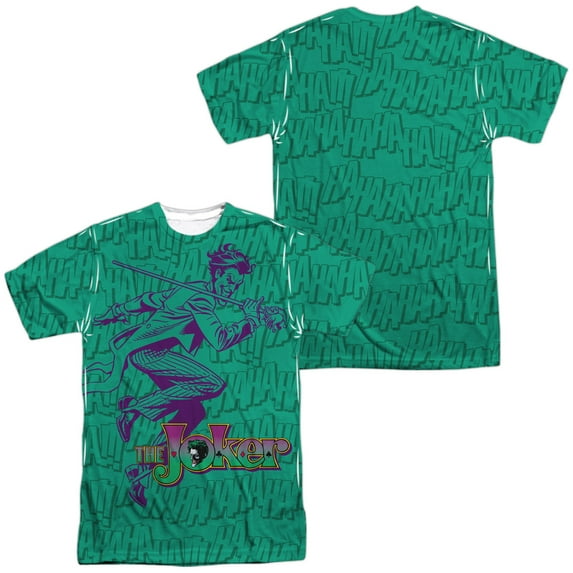 Batman Merriment Unisex Adult Sublimated Costume T Shirt (Front/Back), X-Large Multicolor