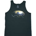 thumbnail image 1 of Batman Metal Shield Logo Adult Tank Top, 1 of 2