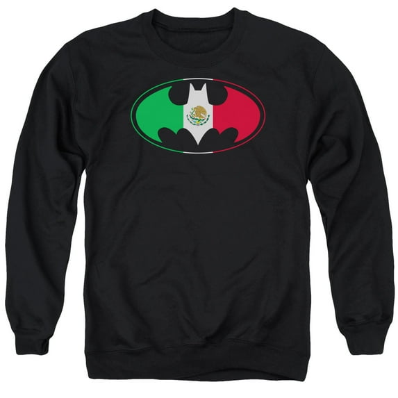 Batman - Mexican Flag Shield - Crewneck Sweatshirt - Large