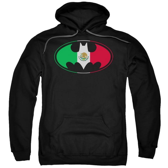 Batman - Mexican Flag Shield - Pull-Over Hoodie - Large