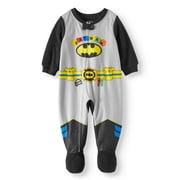 Batman Microfleece Footed Blanket Sleeper (Baby Boys)
