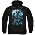 thumbnail image 1 of Batman-Moonlight Bat - Adult Pull-Over Hoodie - Black- Large, 1 of 1