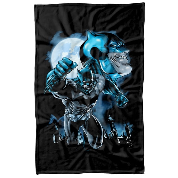 Batman Moonlight Bat Fleece Blanket 36' x 58',Moonlight Bat