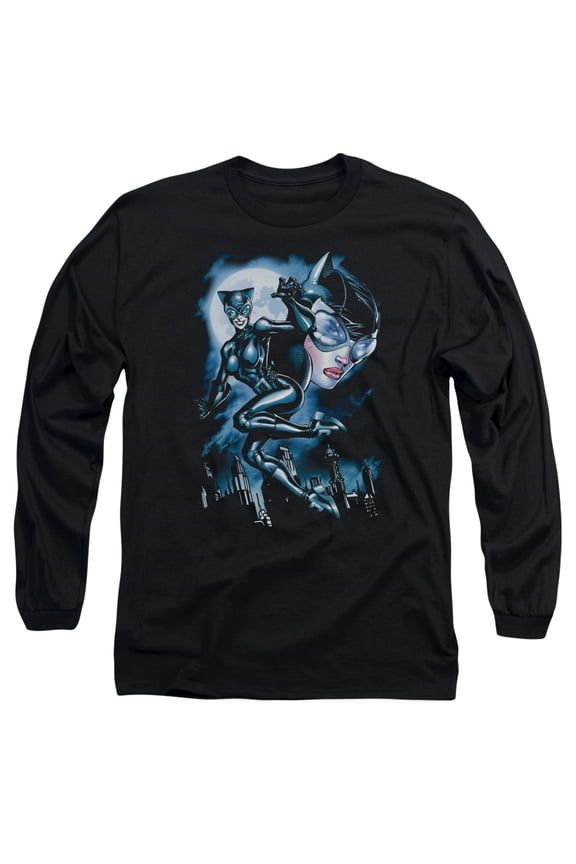 Batman - Moonlight Cat - Long Sleeve Shirt - Large