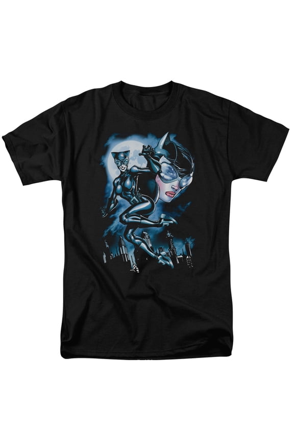 Batman Moonlight Cat Officially Licensed Adult T-Shirt 3XL