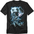 thumbnail image 1 of Batman T-Shirt Moonlight Cat Unisex Graphic Tee For Men & Women, 1 of 7