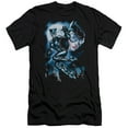 thumbnail image 1 of Batman - Moonlight Cat - Premium Slim Fit Short Sleeve Shirt - Large, 1 of 2