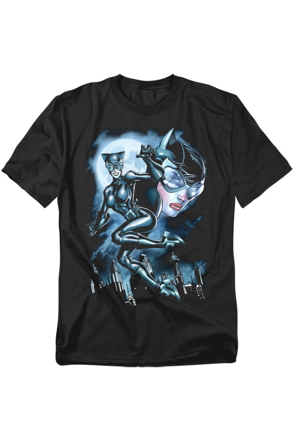 T-Shirt Moonlight Cat Unisex Graphic Tee For Men & Women