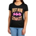 thumbnail image 1 of Batman Mother's Day Best Mom in Gotham Women's T Shirt, Black, 2X-Large, 1 of 5