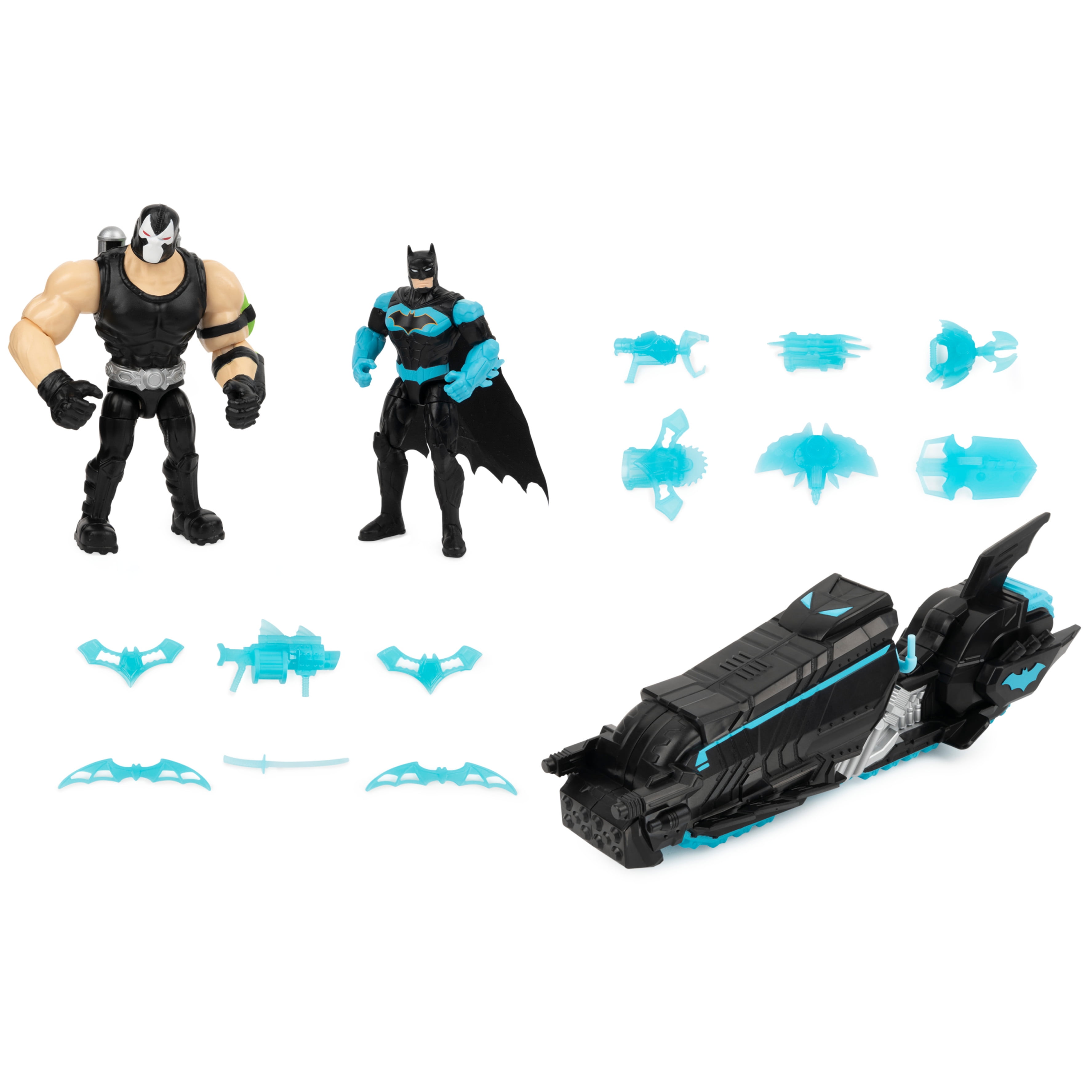 Batman Moto-Tank Vehicle with 4-inch Bane, Exclusive Batman Action Figure  and 12 Exclusive Accessories (Walmart Exclusive)