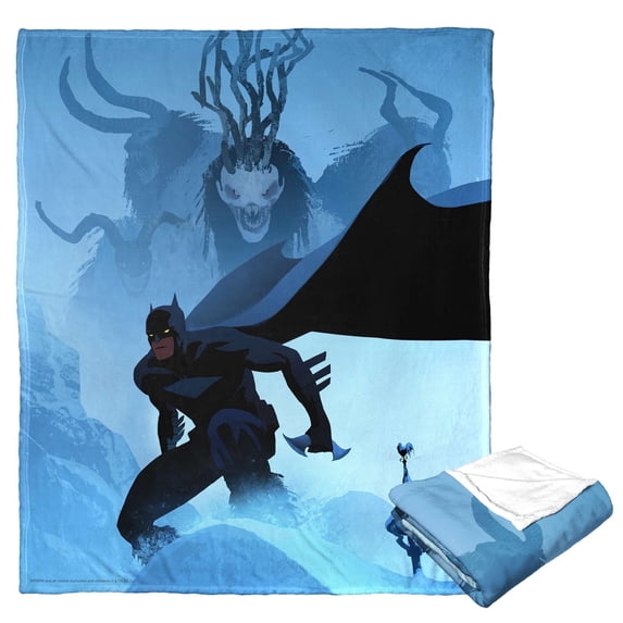 Batman Mountain Of Madness Kids Silk Touch Throw Blanket