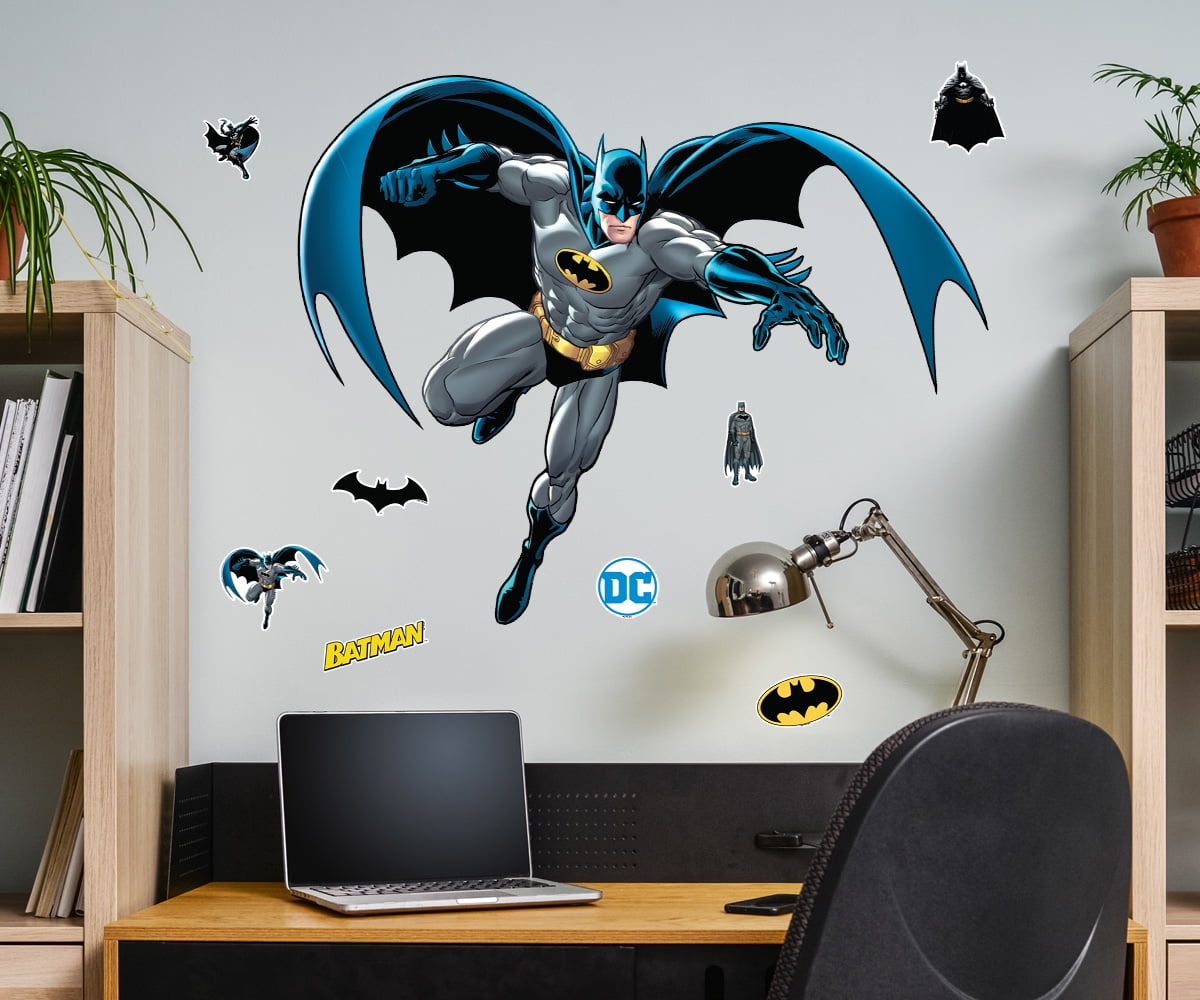 Graphics and More Batman Movable Vinyl DIY Wall Art Stickers Set