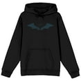 thumbnail image 1 of Batman Movie Blue Logo Men's Hoodie-M, 1 of 6