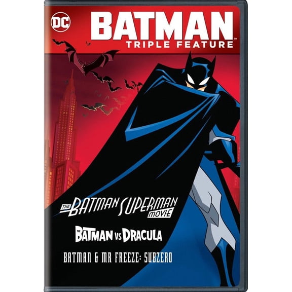 Batman Triple Feature (DC) (DVD), Warner Home Video, Animation