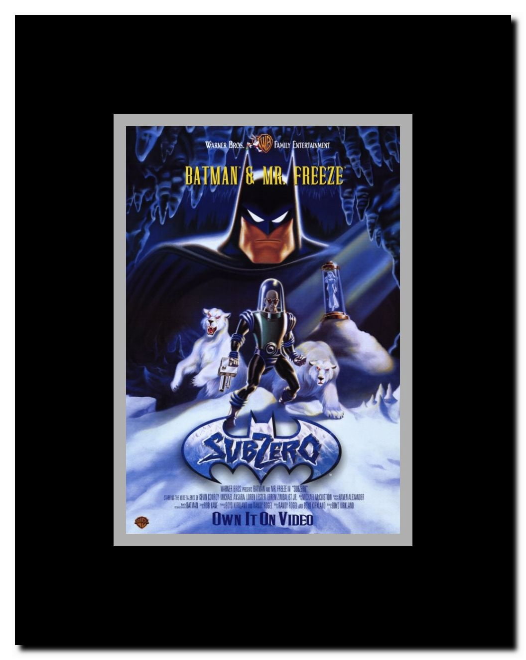 Batman & Mr. Freeze: SubZero Framed Movie Poster