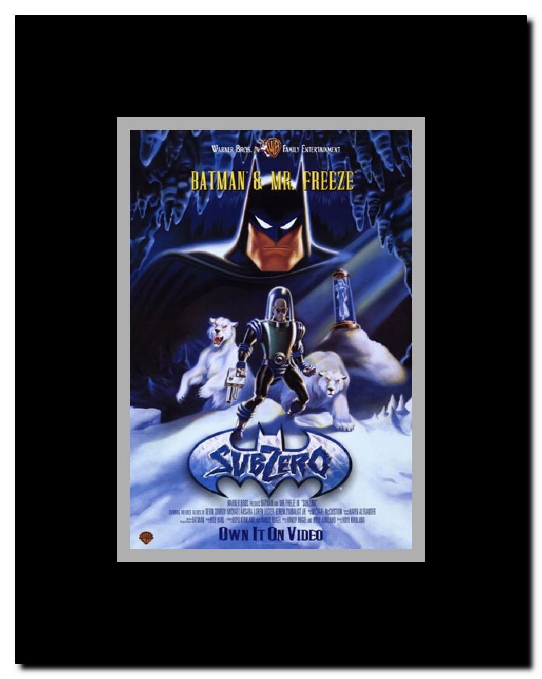 Batman Mr Freeze: Subzero Framed Movie Poster