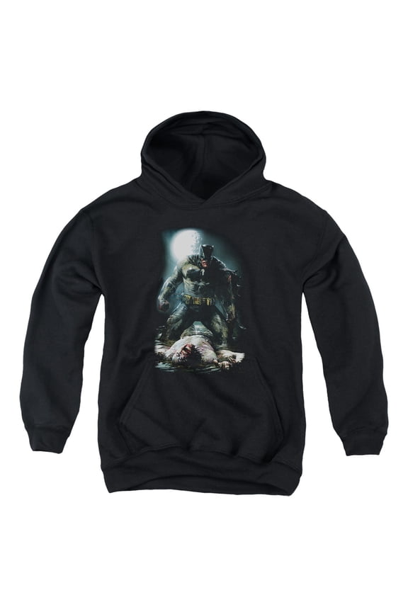 Batman - Mudhole - Youth Hooded Sweatshirt - Small