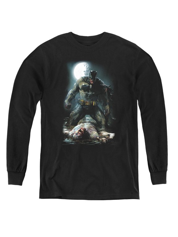 Batman - Mudhole - Youth Long Sleeve Shirt - Small