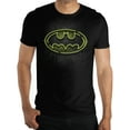 thumbnail image 1 of Batman Neon Logo Men's and Big Men's Graphic T-shirt, 1 of 1