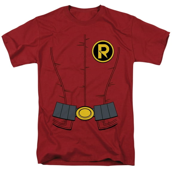 Batman Men's New Robin Costume T-shirt Large Red