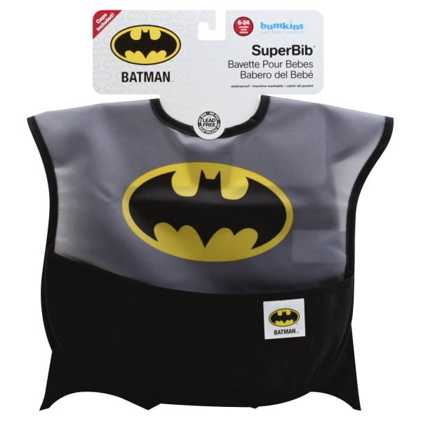 Batman Newborn Baby Boy Superbib with Cape