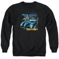 thumbnail image 1 of Batman Nice Wheels Adult Crewneck Sweatshirt Black, 1 of 1