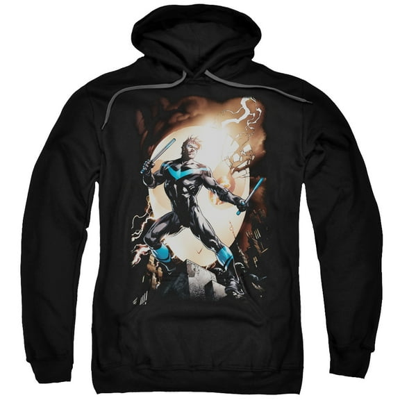 Batman - Nightwing Against Owls - Pull-Over Hoodie - Large