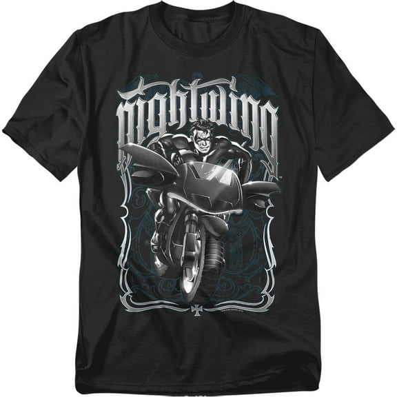 Batman T-Shirt Nightwing Biker Unisex Graphic Tee For Men & Women