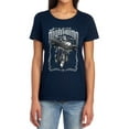 thumbnail image 1 of Batman Nightwing Biker Women's T Shirt, Navy, Large, 1 of 6