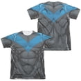 thumbnail image 1 of Batman - Nightwing Blue Uniform (Front/Back Print) - Short Sleeve Shirt - Medium, 1 of 2