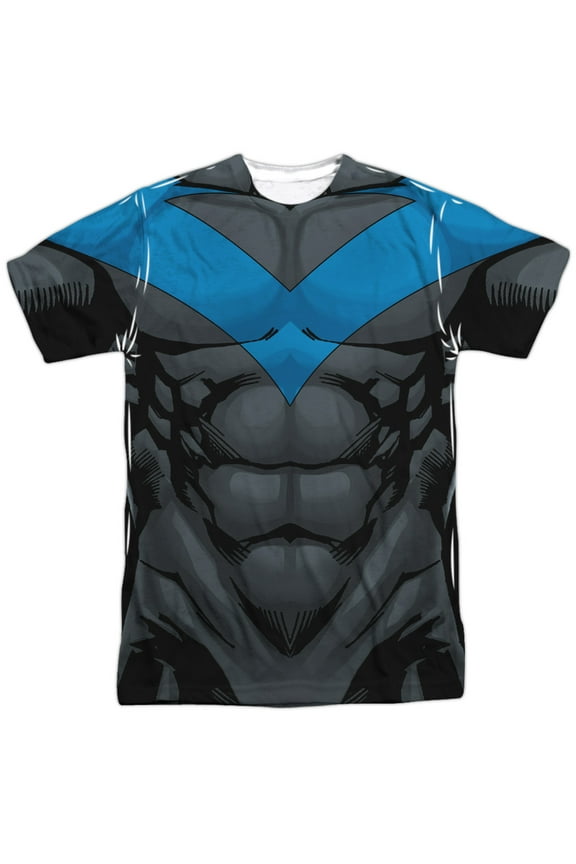 - Nightwing Blue Uniform - Short Sleeve Shirt - X-Large