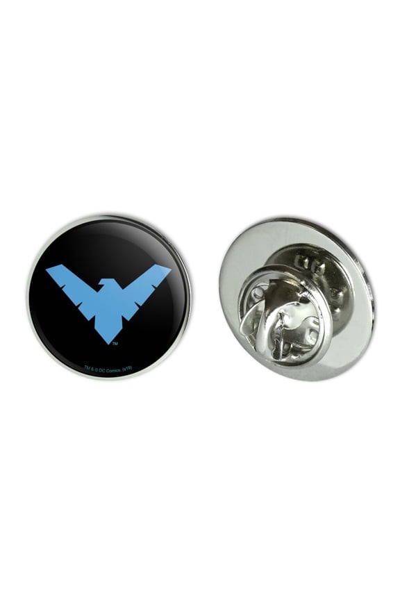 Batman Nightwing Logo Metal 0.75" Lapel Hat Pin Tie Tack Pinback