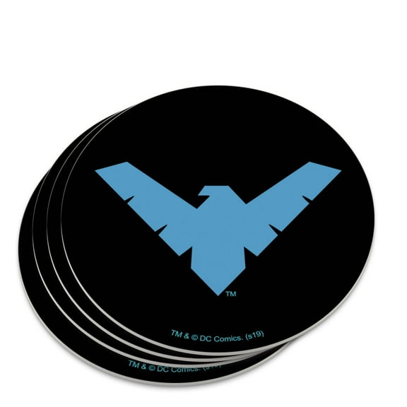 Batman Nightwing Logo Novelty Coaster Set