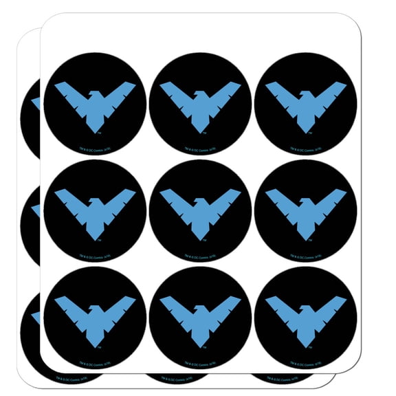 Batman Nightwing Logo Planner Calendar Scrapbooking Crafting Stickers