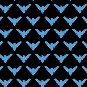Batman Nightwing Logo Premium Roll Gift Wrap Wrapping Paper