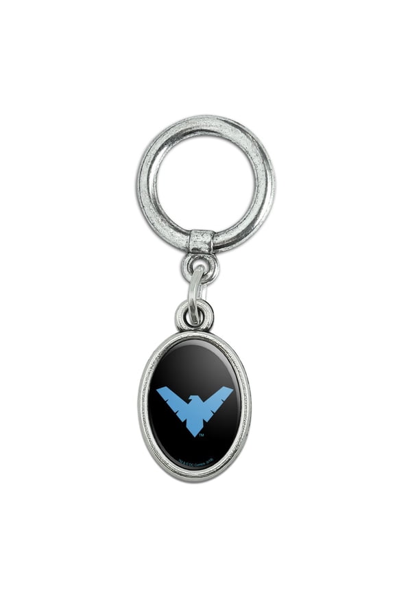 Batman Nightwing Logo Shoe Sneaker Shoelace Oval Charm Jewelry
