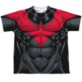 thumbnail image 1 of Batman - Nightwing Red Uniform - Youth Short Sleeve Shirt - Medium, 1 of 2