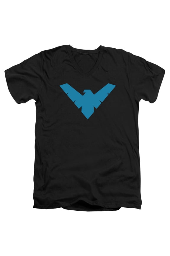 Batman - Nightwing Symbol - Slim Fit V Neck Shirt - Small