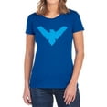 thumbnail image 1 of Batman Nightwing Symbol Women's T Shirt, Royal, Small, 1 of 6