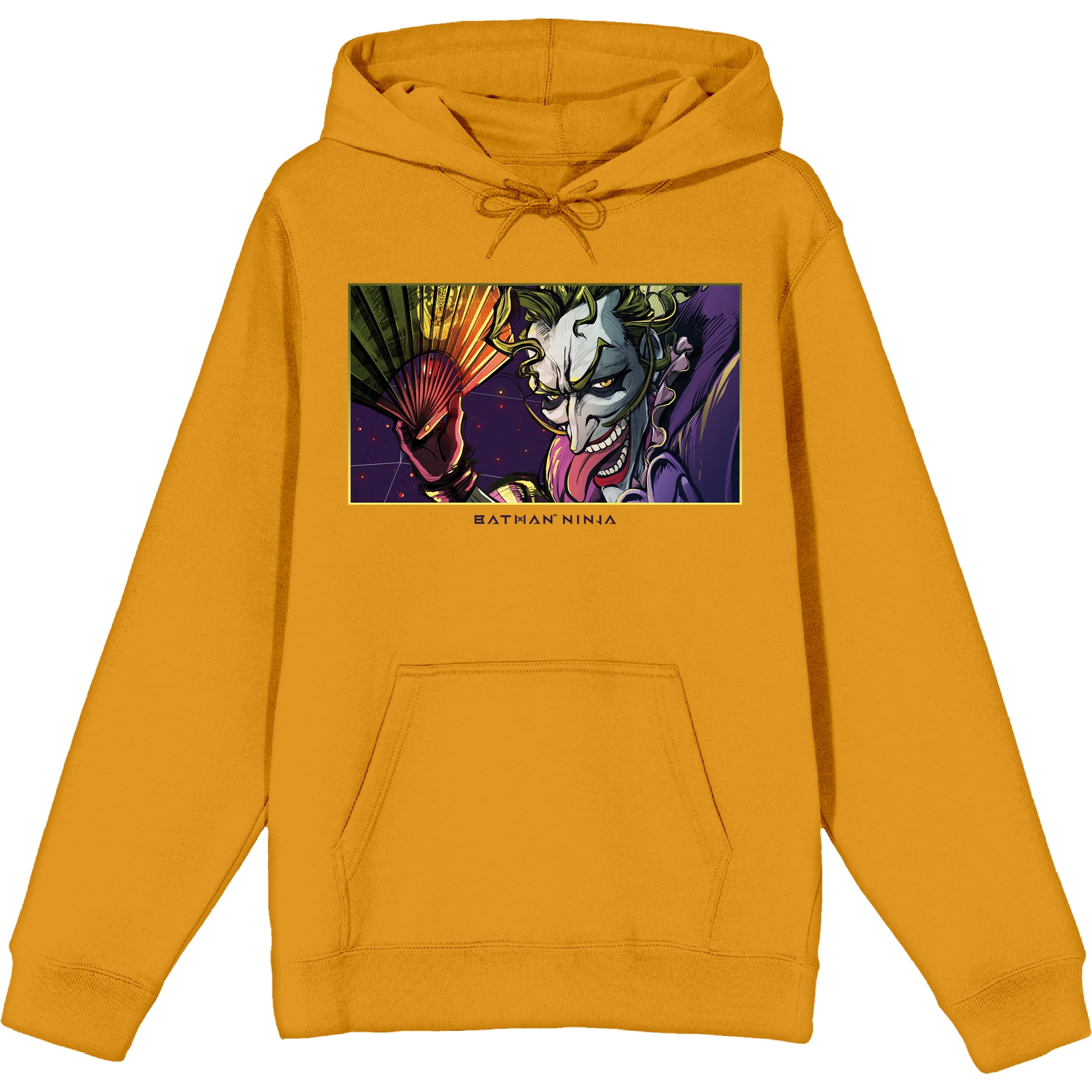 Batman Ninja Warlord Joker Men s Mustard Yellow Sweatshirt Medium