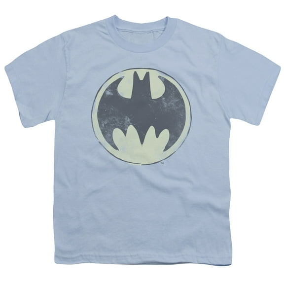 Batman - Old Time Logo - Youth Short Sleeve Shirt - X-Large