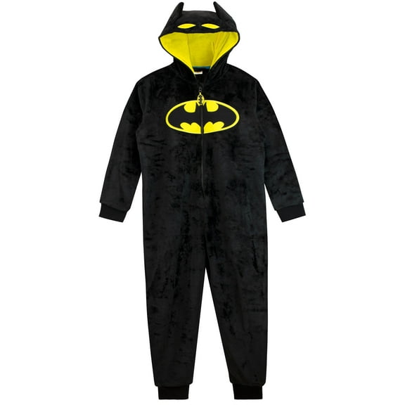 Batman Onesie | BLACK WITH YELLOW LOGO GL | 4 TO 5 YEARS