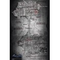 thumbnail image 1 of Batman Origins Map of Gotham City Poster (24 x 36), 1 of 1