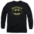 thumbnail image 1 of Batman-Over Symbol - Long Sleeve Adult 18-1 Tee - Black- Small, 1 of 1