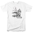 thumbnail image 1 of Batman Overseer S/S Adult 18/1 T-Shirt White, 1 of 2