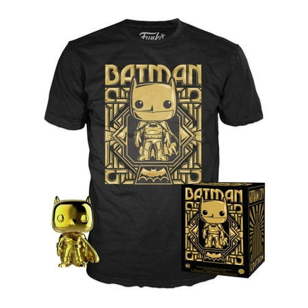 Batman POP! Collectors Box Gold POP! & T-Shirt Exclusive (Size Large shirt)