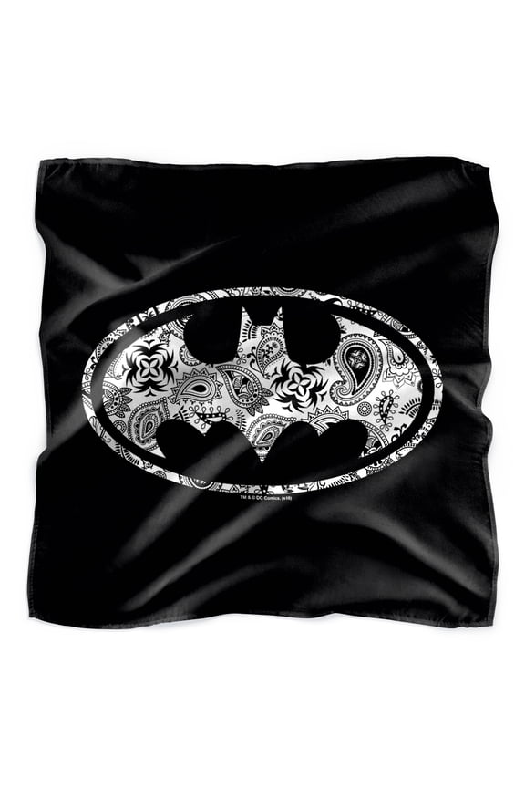 Paisley Bat Bandana (21 in x 21 in)