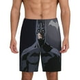 thumbnail image 1 of Batman Pajama Shorts for Men, Summer Graphic Lounge Pajama Bottoms Soft Sleep Pjs Pants with Drawstring & Pockets, 1 of 8