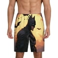 thumbnail image 1 of Batman Pajama Shorts for Men, Summer Graphic Lounge Pajama Bottoms Soft Sleep Pjs Pants with Drawstring & Pockets, 1 of 8